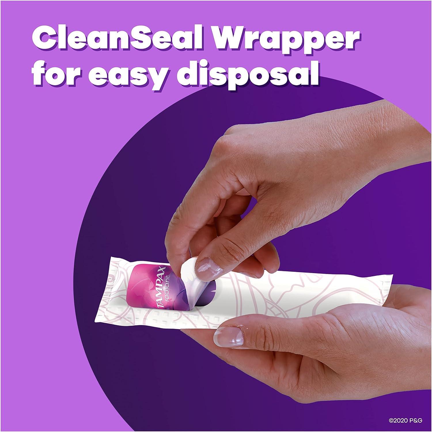 Tampax Radiant Tampons Multipack Regular/Super Absorbency Unscented