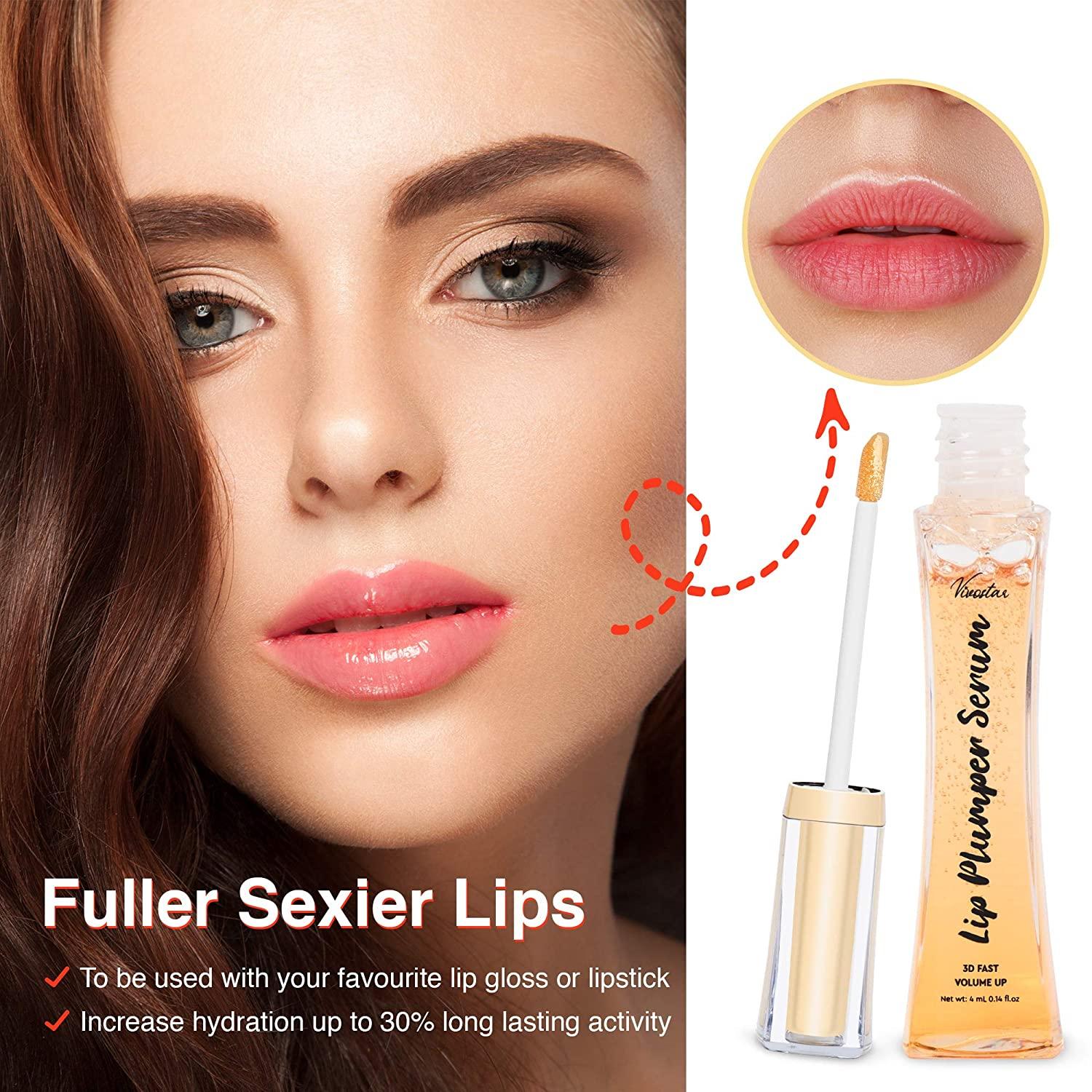 Lip Plumper, Upgraded 3D Natural Lip Enhancer, Lip Plumping Lip Gloss