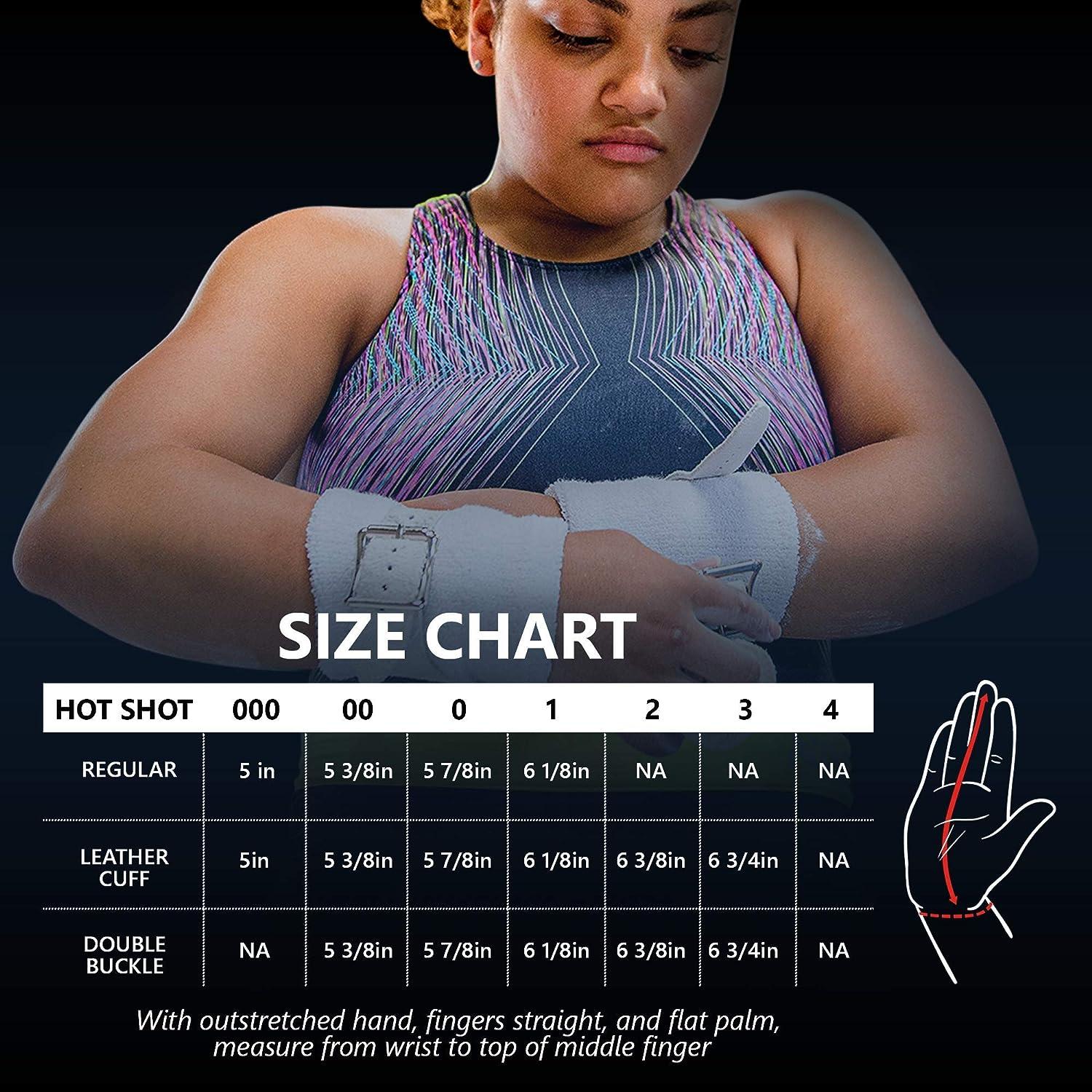 US Glove Women Hot Shot Uneven Bar Gymnastics Grips Womens Gymnastics