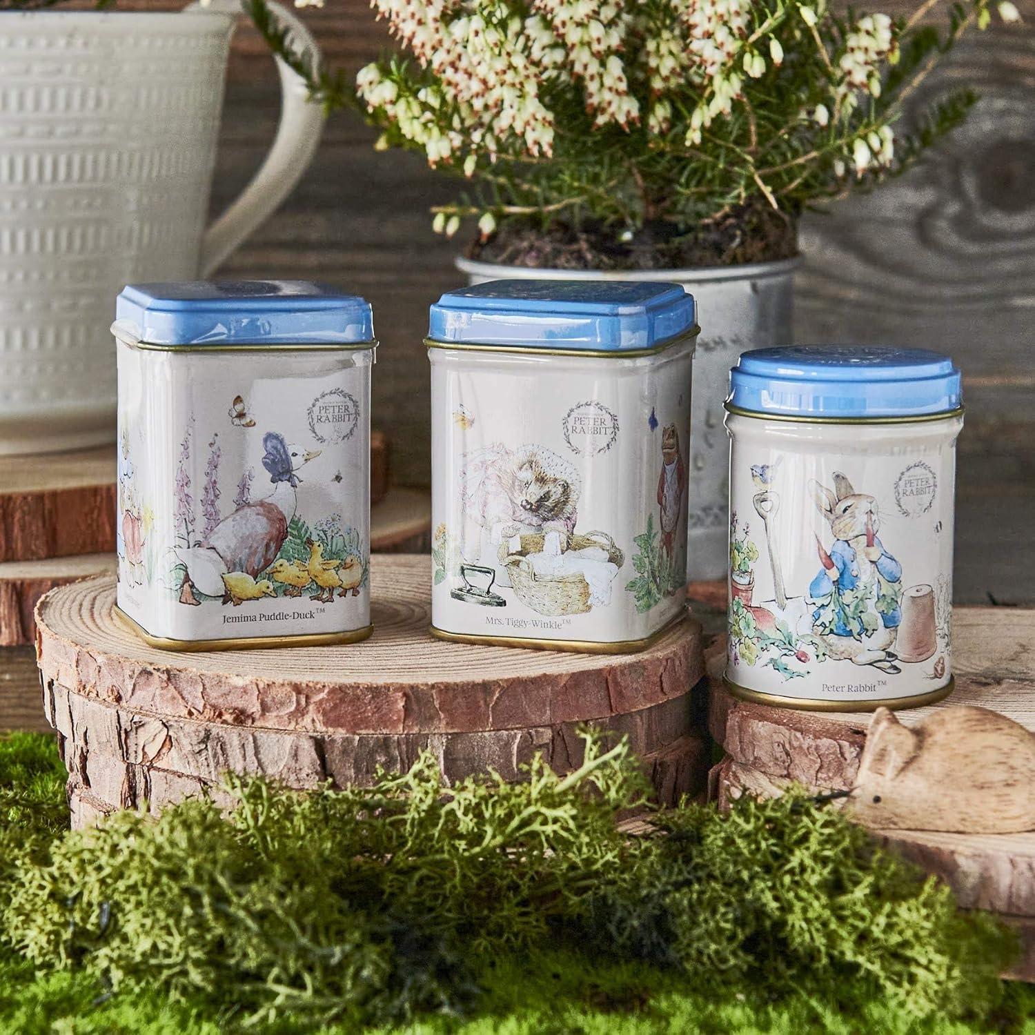 New English Teas Peter Rabbit 3x Mini Tea Tins English Loose Leaf Tea ...