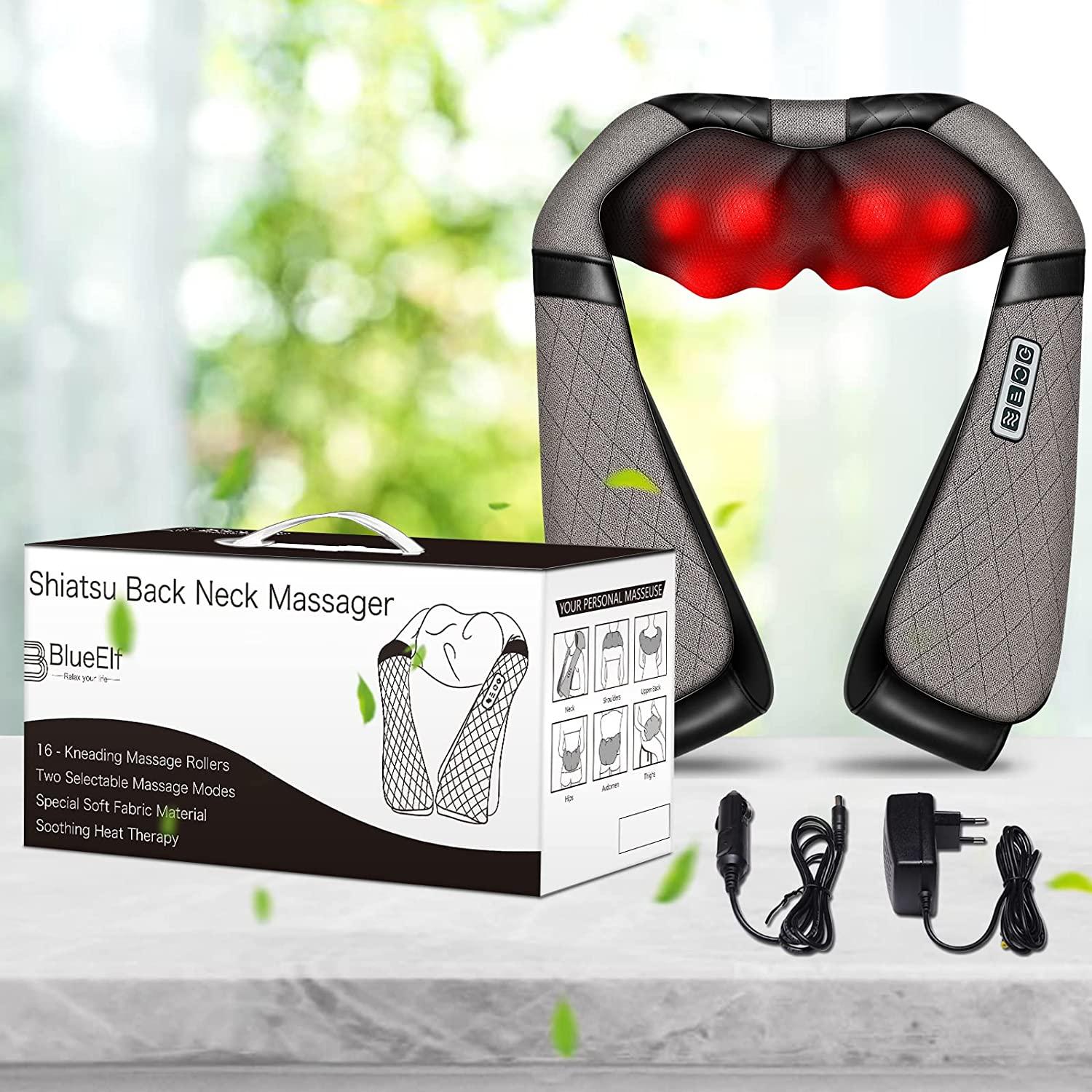 Shiatsu Neck and Back Massager with Heat Electric Shoulder