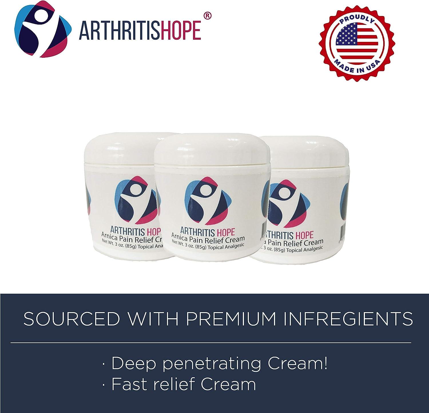 Pain Relief Cream with Arnica & 8 Natural Ingredients