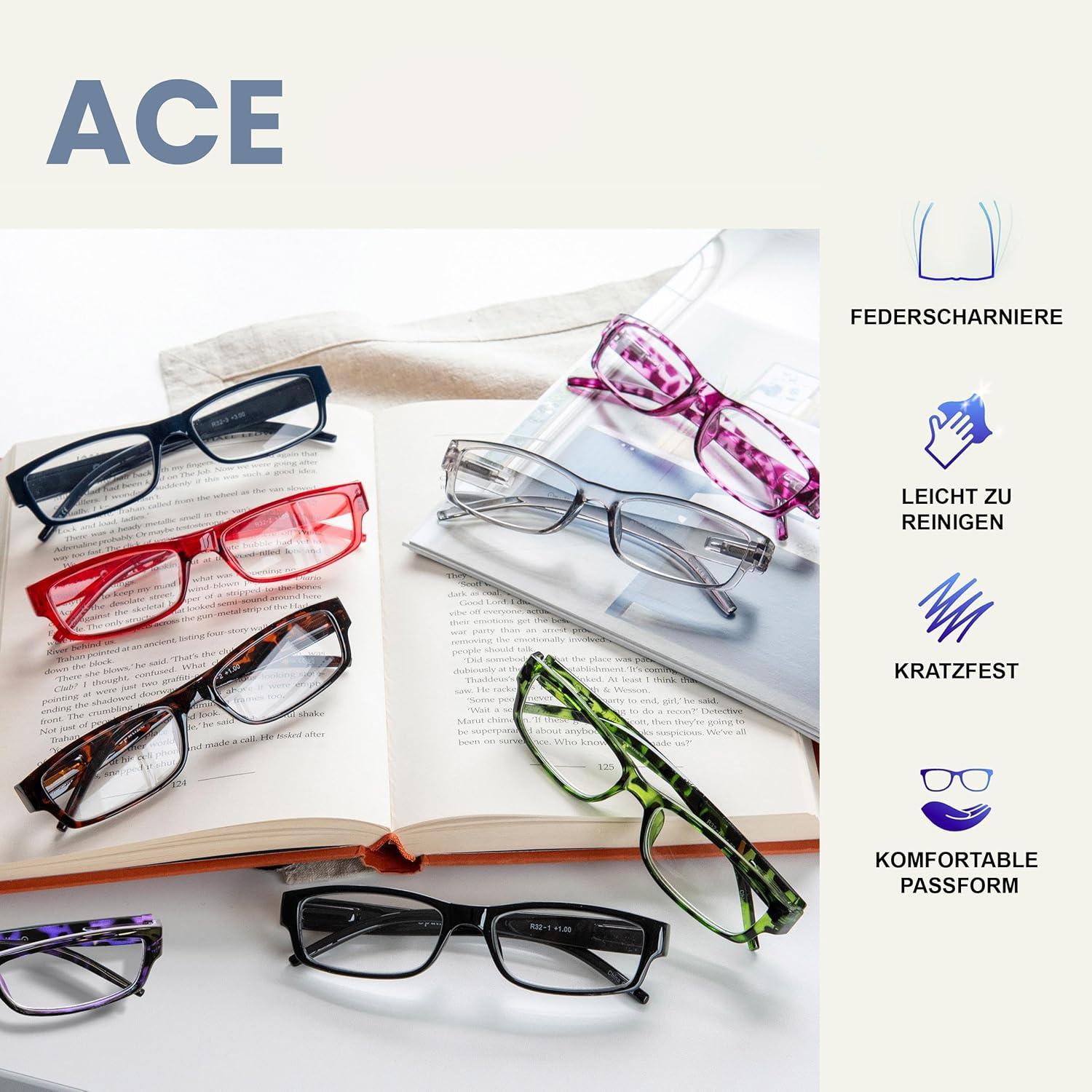 The Reading Glasses Ace Reading Glasses Mixte