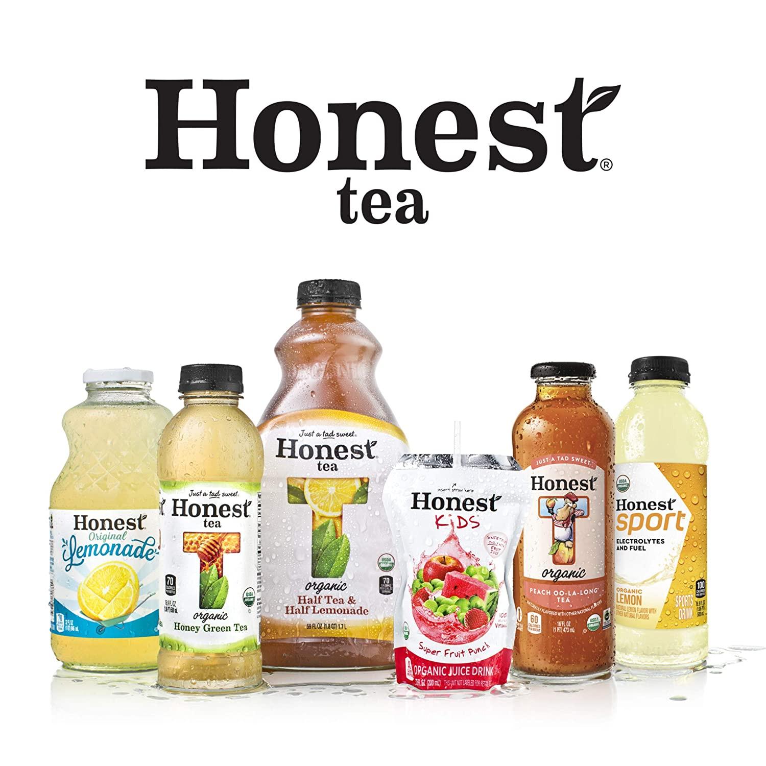 Honest Tea Organic Fair Trade Half Tea & Half Lemonade Gluten Free, 16.