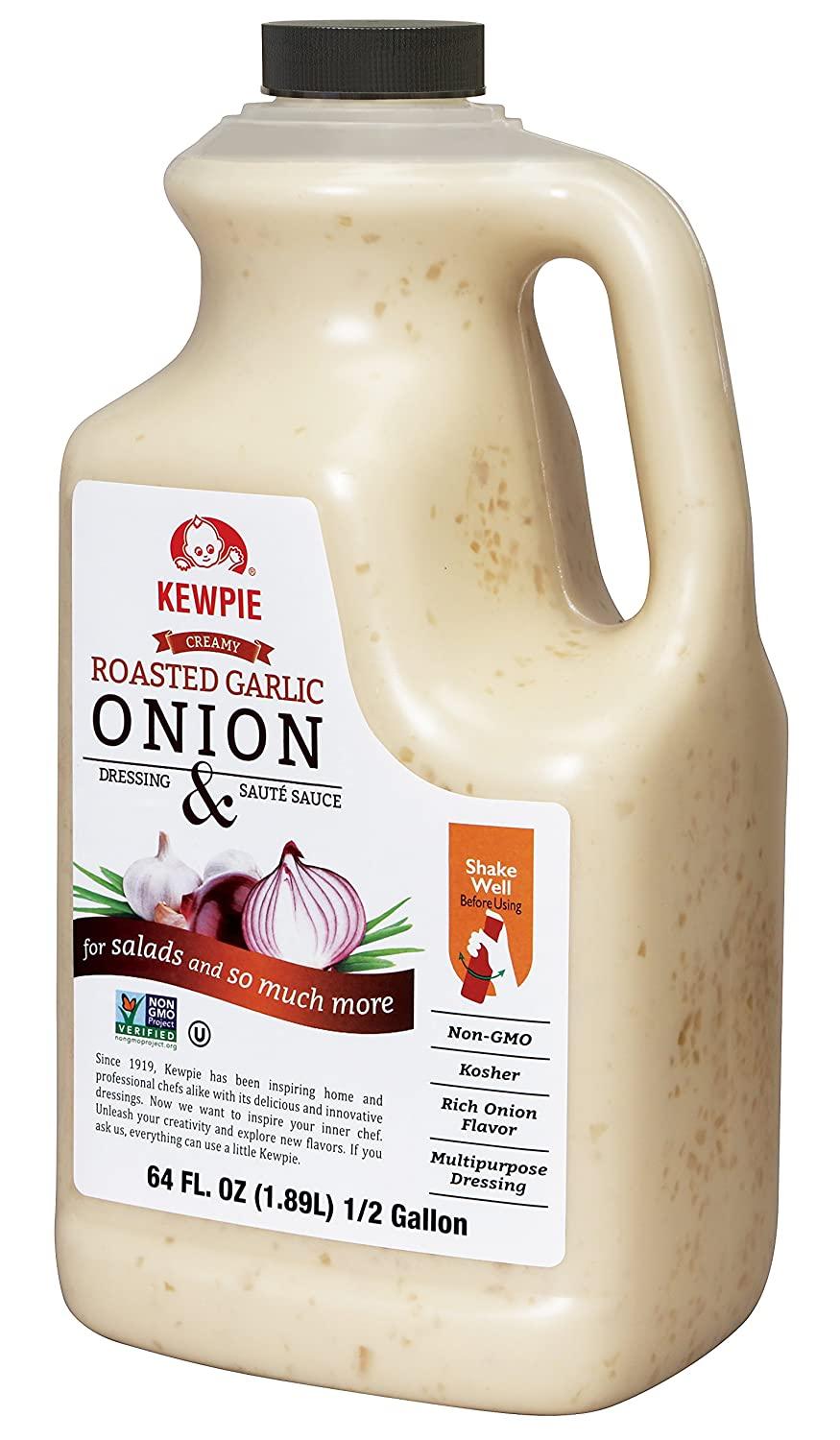 Kewpie Roasted Garlic Onion Dressing & Sauce, 64 Oz