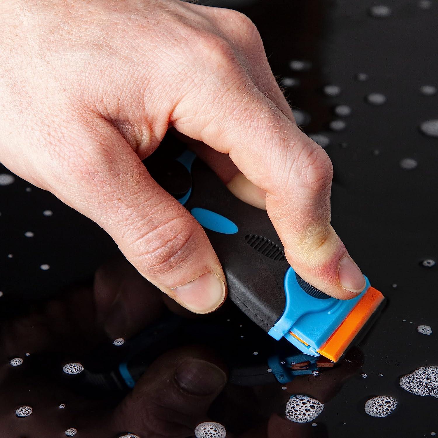 Hob Scraper Tool Set Glass Stove Cleaner 6 Blades 3 Stainless Steel