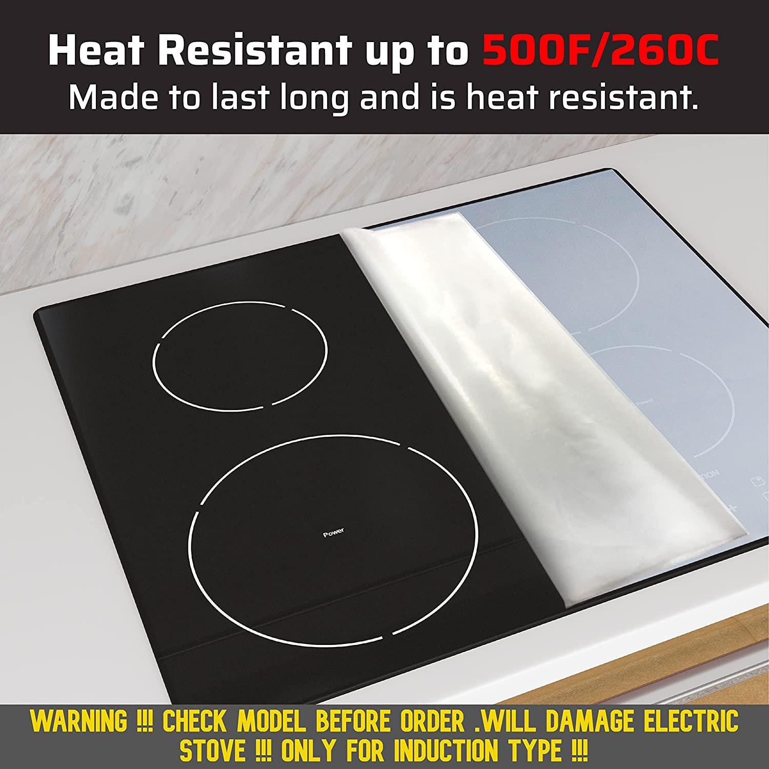 Large Induction Mat Stove Protector Liner Under Induction Pans While