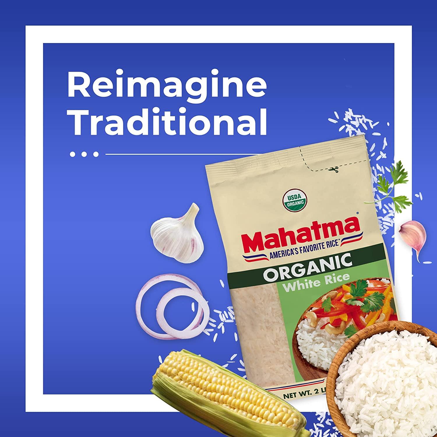 Mahatma Organic White Rice, 2 lb.