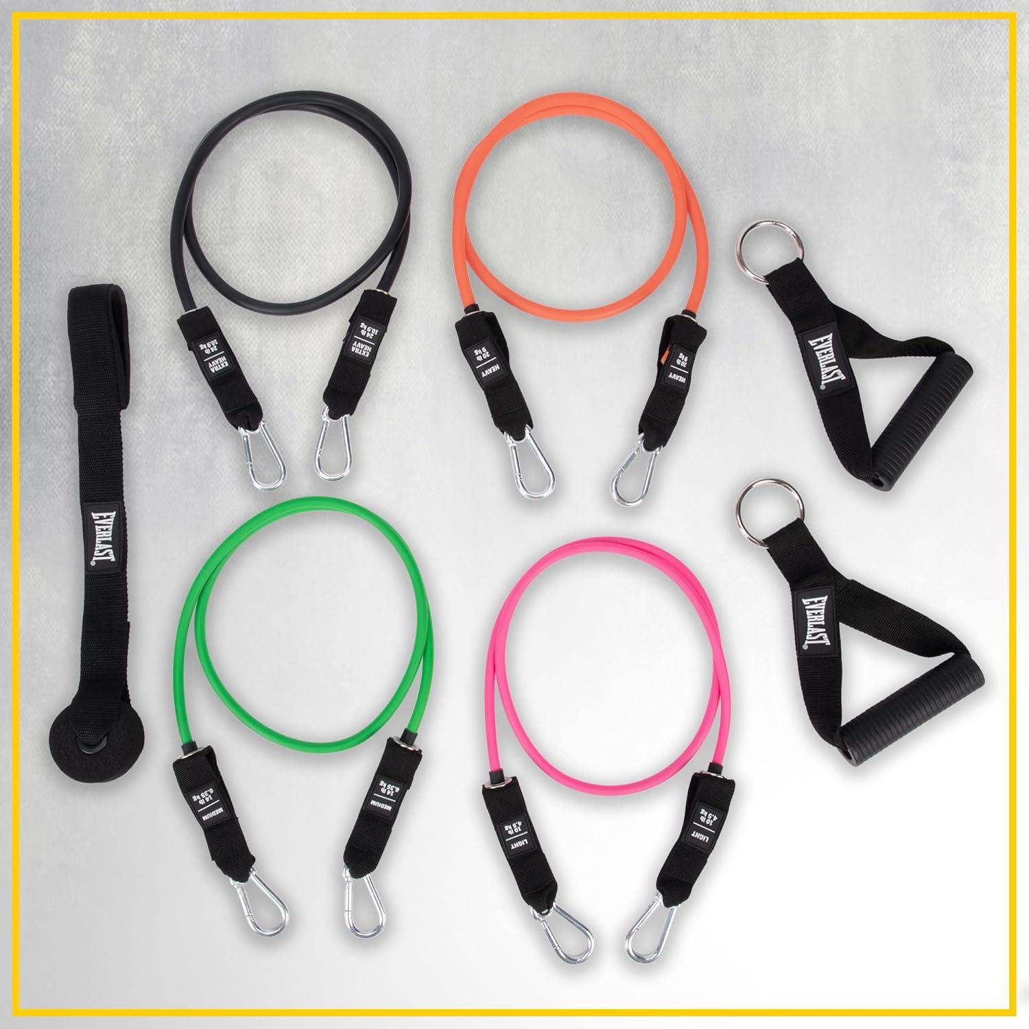Fitness Bands Everlast Resistance Tubing With Handles Everlast FIT