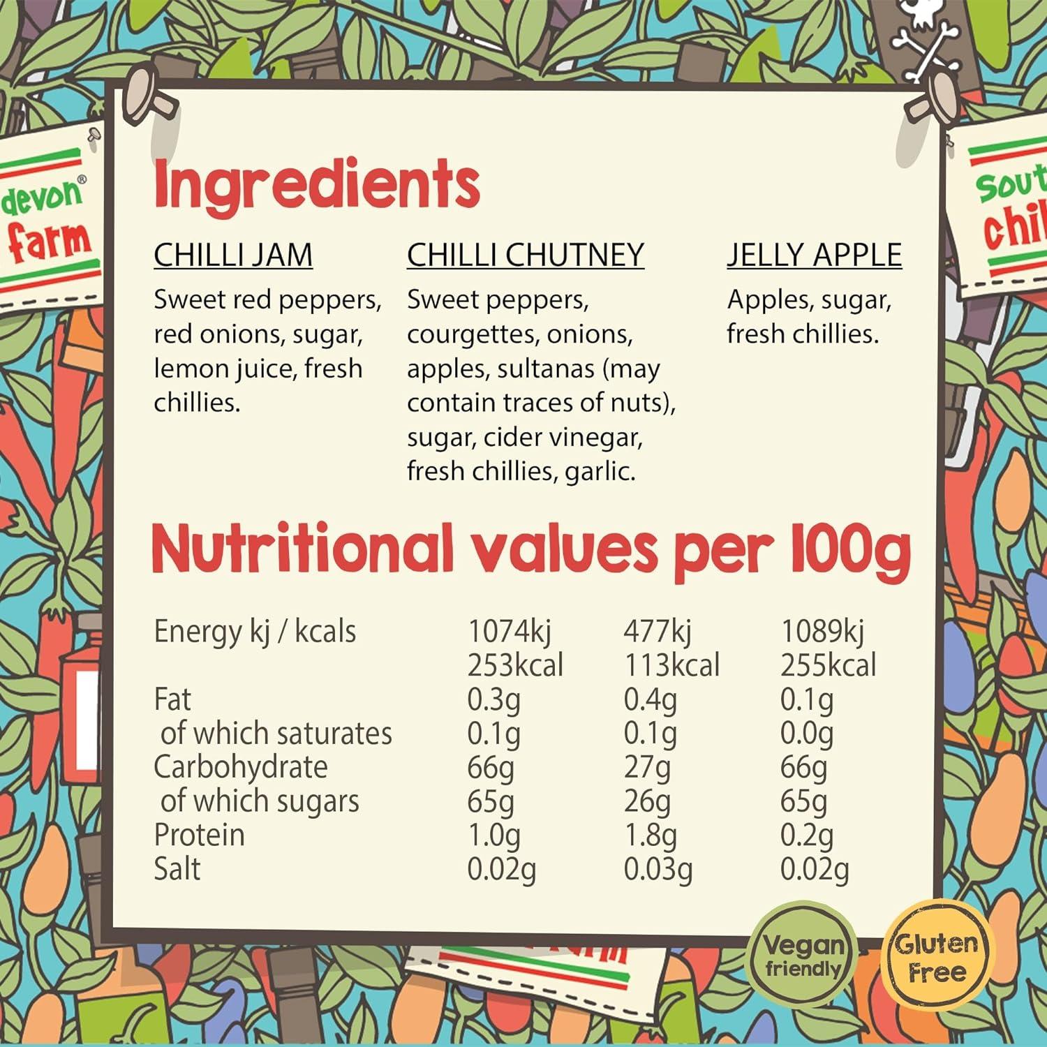 South Devon Chilli Farm Chilli Preserve Gift Set - Ideal