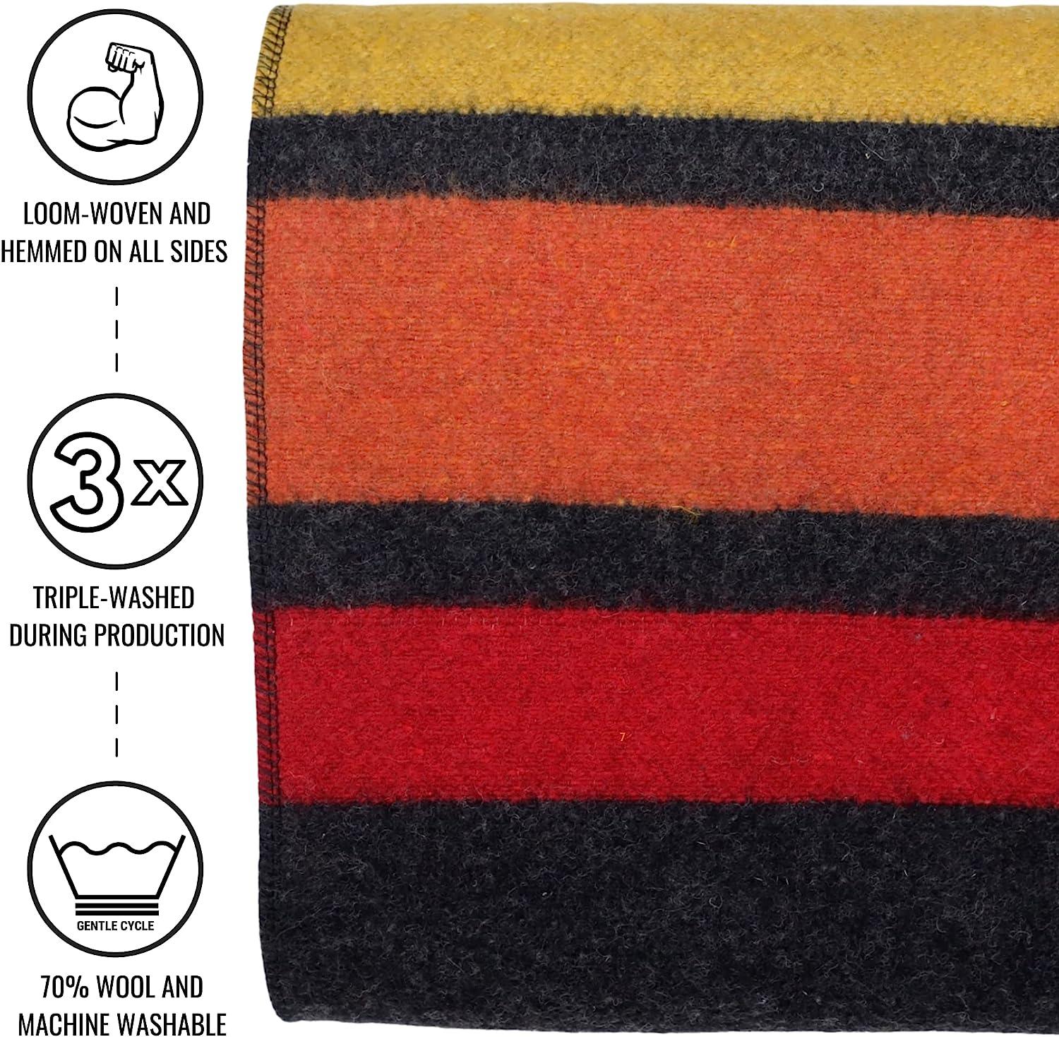 Arcturus Couverture Militaire en Laine – 2 kg, Chaude, Lourde, Lavable, Grande Taille 162,6 x 223,5 cm – Idéale pour Le Camping, l'extérieur, Les Trousses de Survie et d'urgence (Ember Arcturus Couverture Militaire en Laine – 2 kg, Chaude, Lourde, Lavable, Grande Taille 162,6 x 223,5 cm – Idéale pour Le Camping, l'extérieur, Les Trousses de Survie et d'urgence (Ember