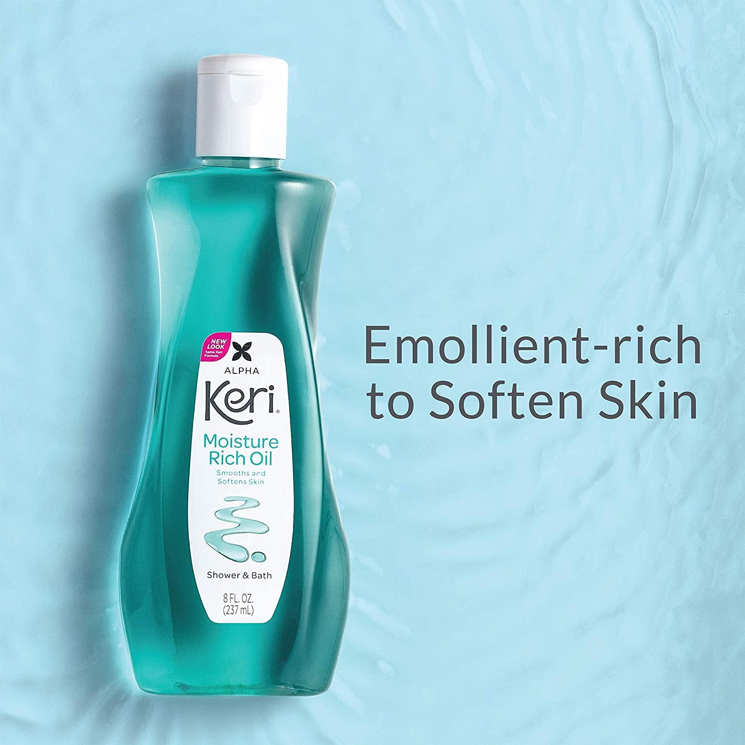 Kericure Keri Shower and Bath Oil, 8 Ounce 8 Fl Oz (Pack of 1)