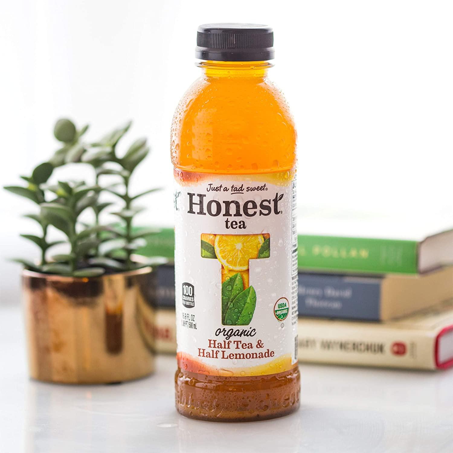Honest Tea Organic Fair Trade Half Tea & Half Lemonade Gluten Free, 16.