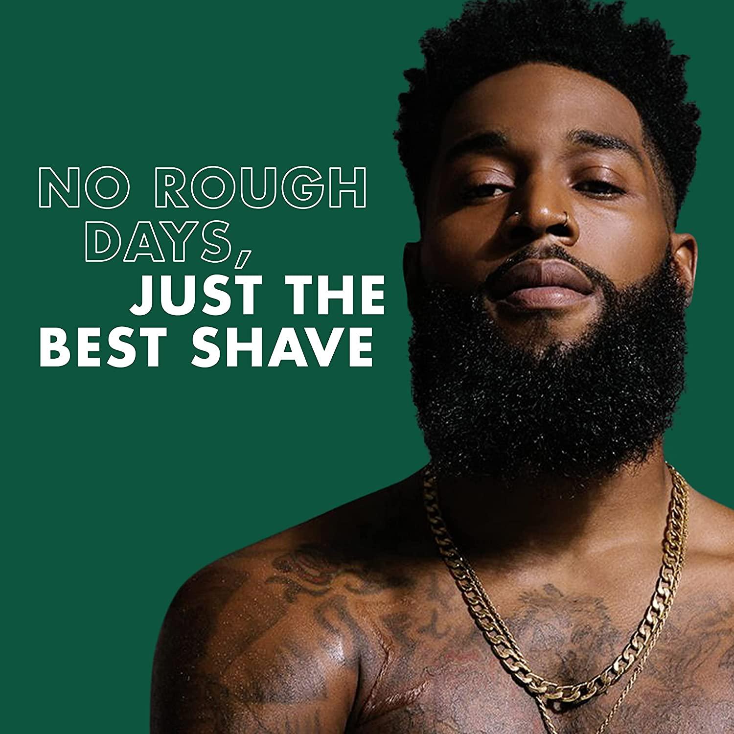 Shea Moisture Men, Beard Shaving Kit, Smoothing Shave Butter with Shea