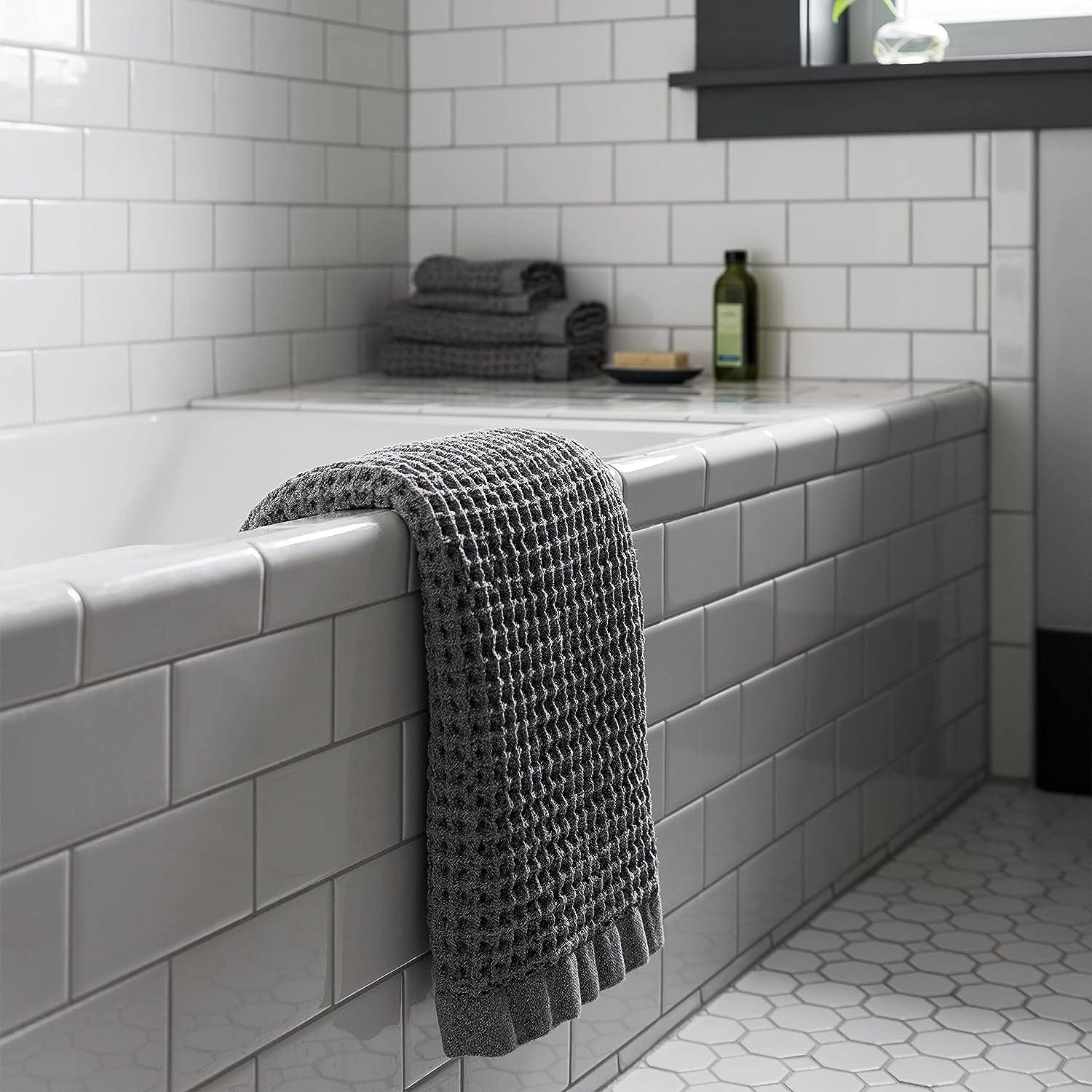 Onsen Supima Waffle Bath Sheet - Thumbnail 3