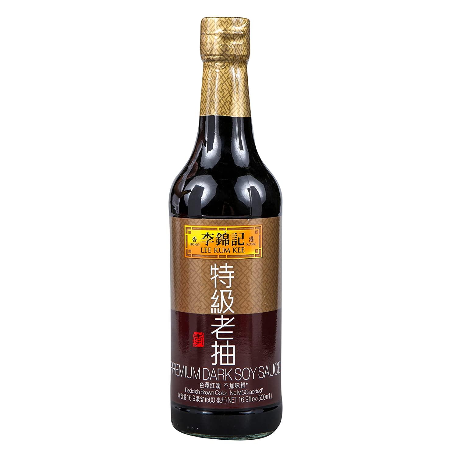 Lee Kum Kee Premium Dark Soy Sauce,16.9Ounce Bottle ( 16.9 Fl Oz (Pack