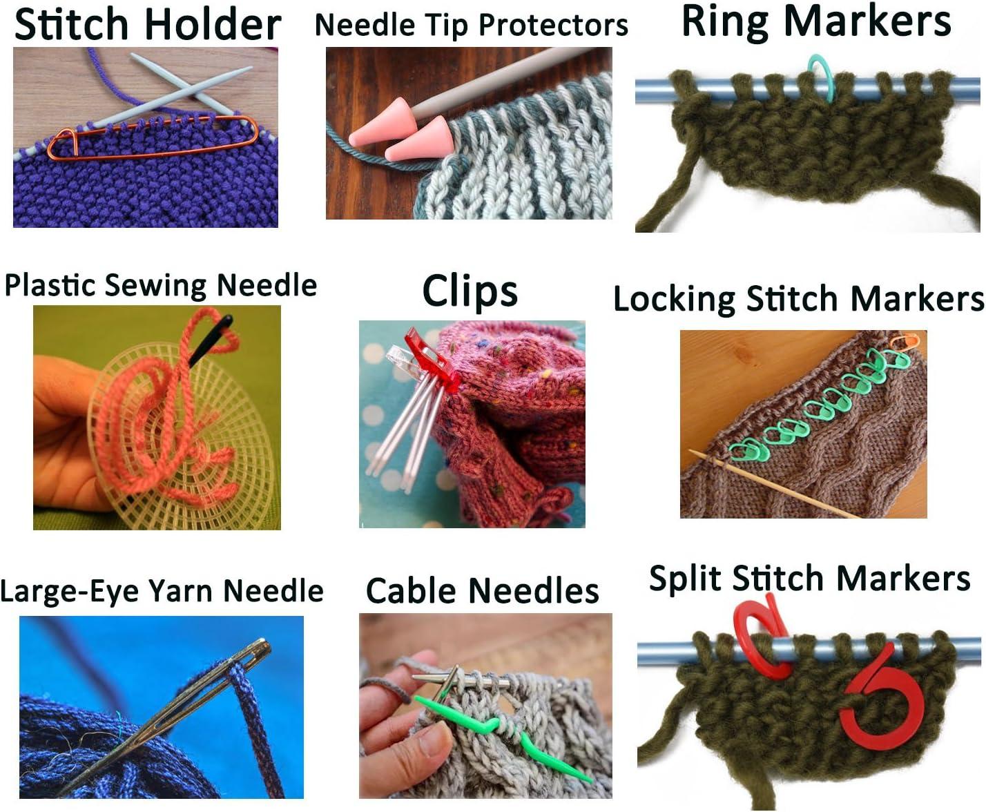 cuteDIY Knitting Accessories Knitting Kit Knitting Supplies Knitting Tools Cable  Needles for Knitting Kits