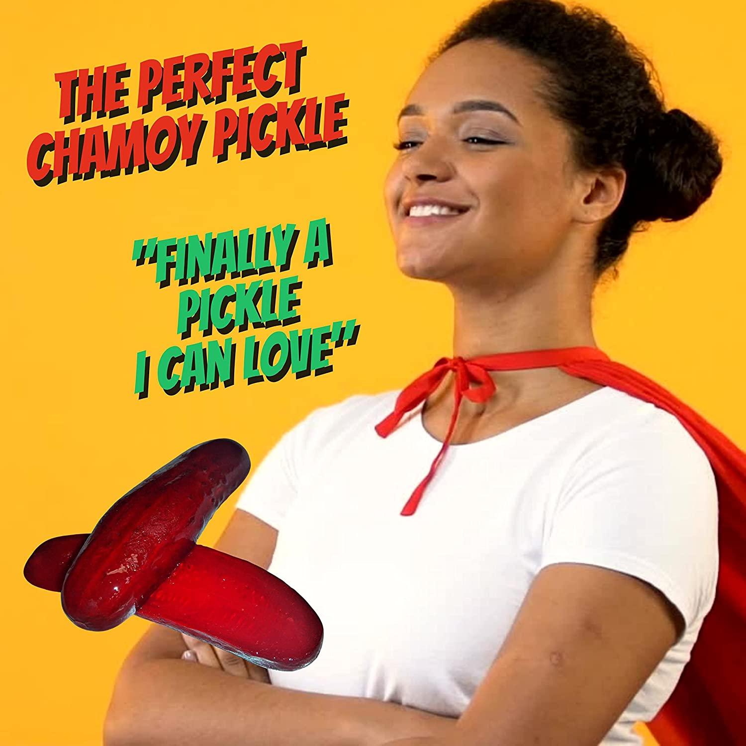 Mrs. Klein's Chamoy Pickles Mexican Chamoy Red Pickles in a Kit for