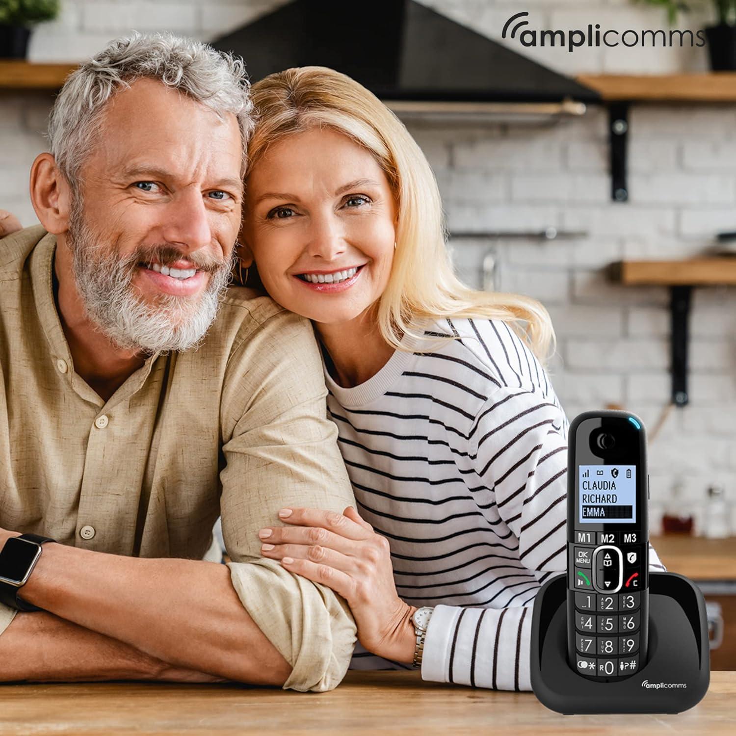 Téléphone Dect Sans Fil - Amplicomms - Bigtel 1502 Duo - Grosses