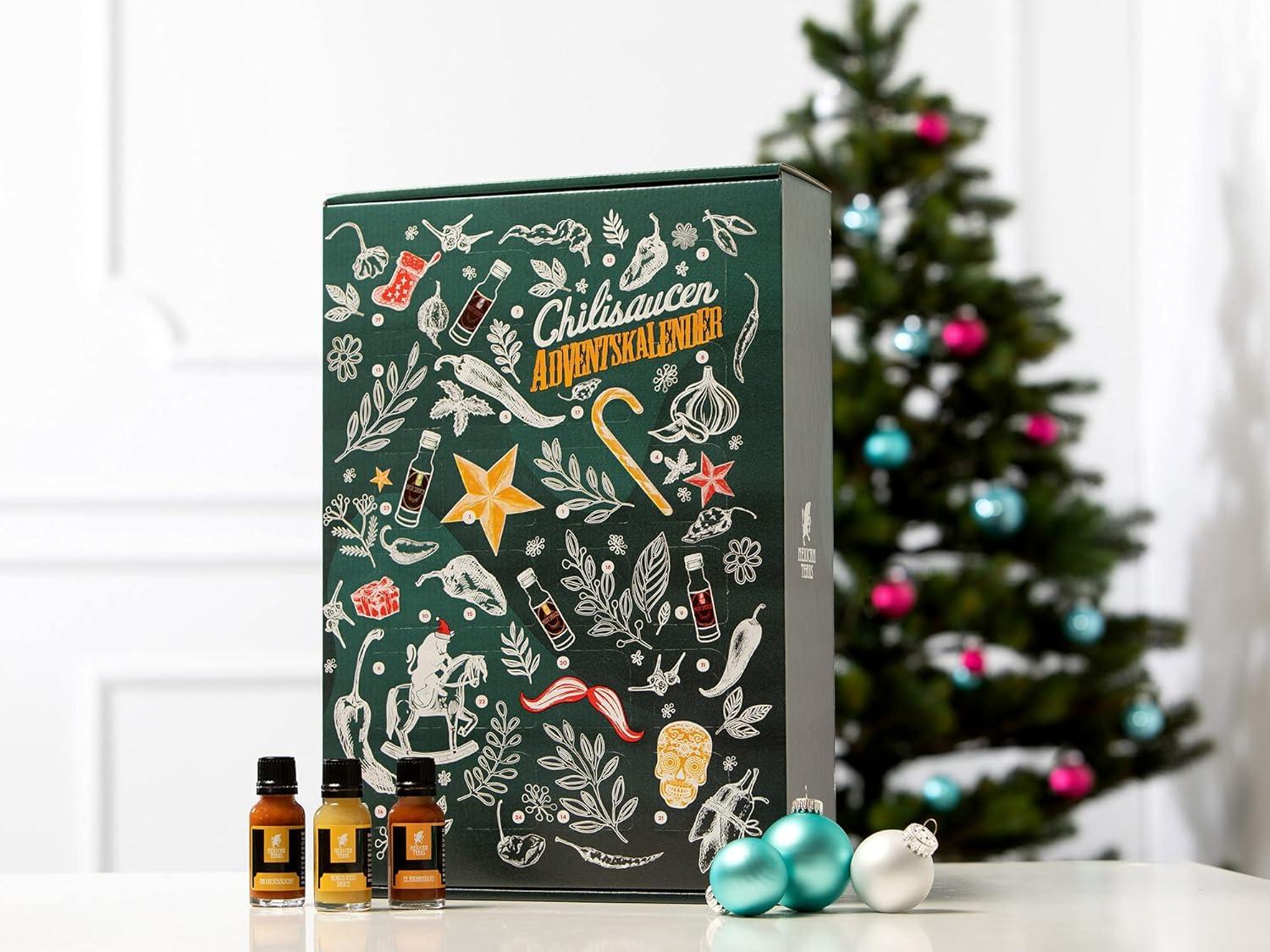 Mexican Tears Sharp Sauce Advent Calendar 24 Unique Chili Sauces in