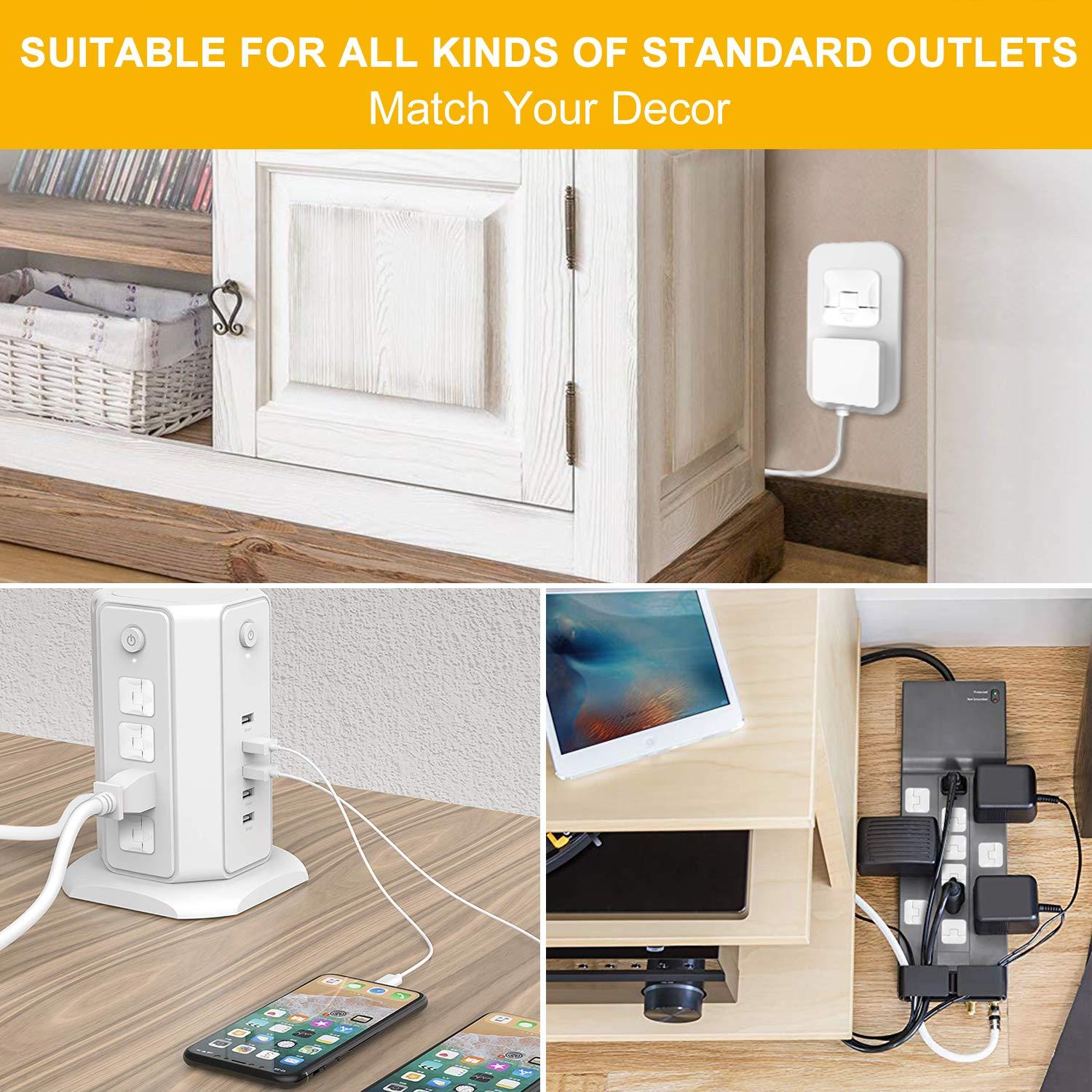 Outlet Covers Baby Proofing (40 Pack) with Hidden Pull Handle Outlet