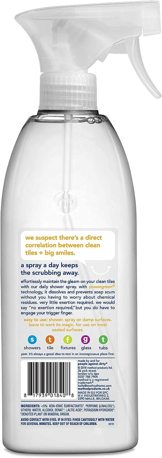 Method Shower Cleaner 828ml (Passion Fruit) Bathroom Cleaning Solution