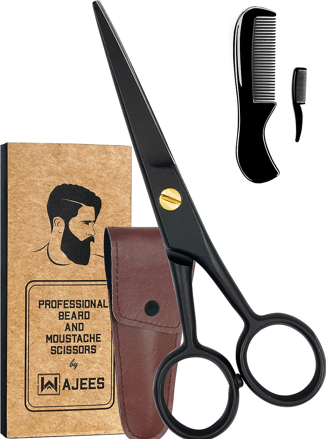 Adoro Tools 1096/05 Mustache Scissors & Comb Set (12pc bulk