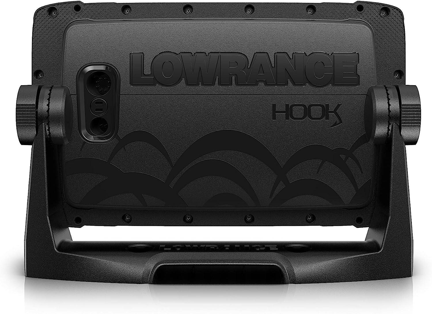 Lowrance Hook Reveal 7 Inch Fish Finders with Transducer, Plus Optional  Preloaded Maps 7 Tripleshot, C-map Contour+ Maps Fish Finder