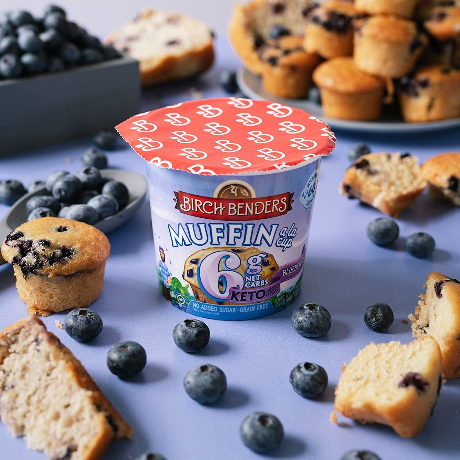 Blueberry Muffin Keto Mug Cake Cups by Birch Benders, GrainFree