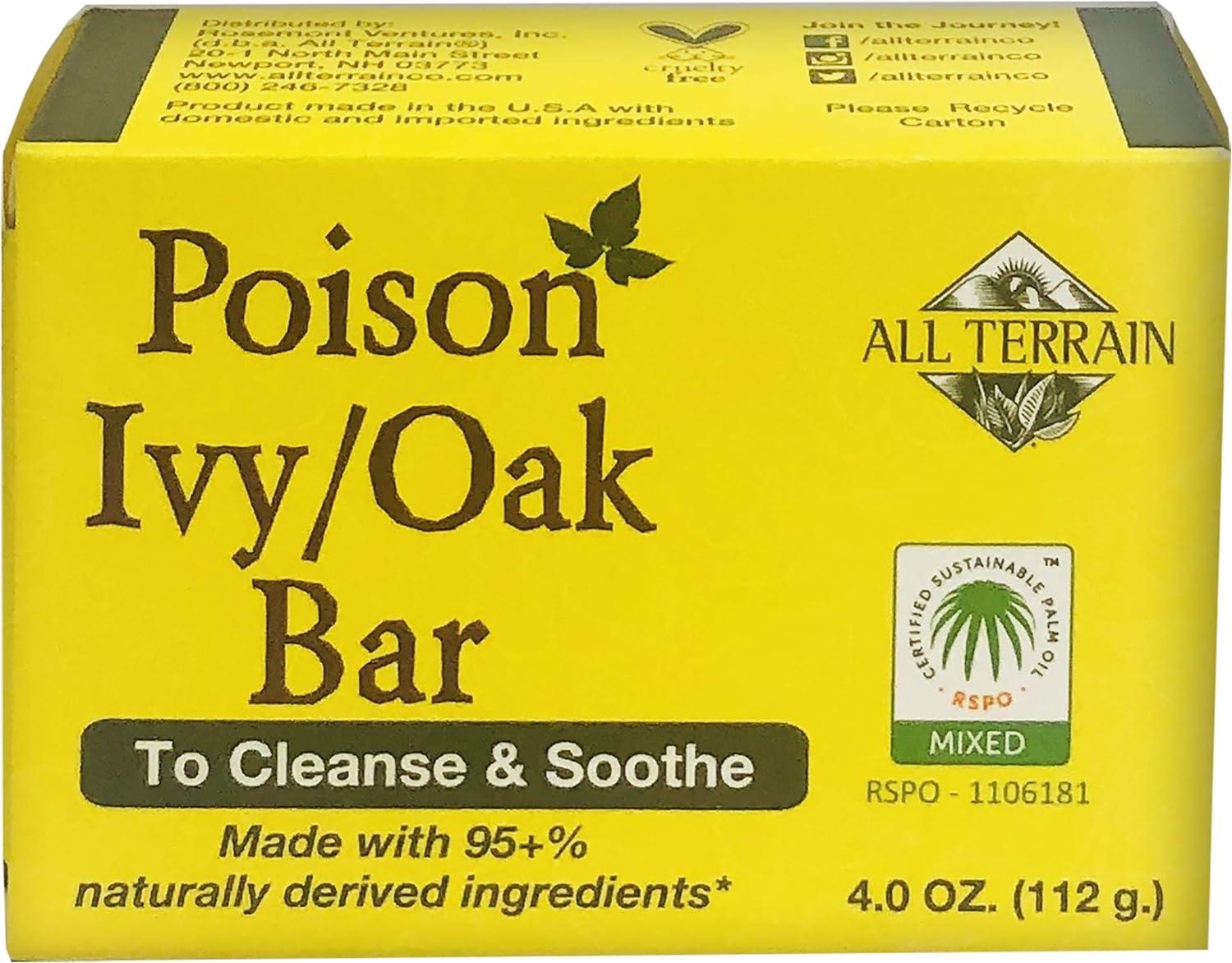 All Terrain Natural Poison Ivy Oak Relief To Cleanse & Soothe Itchy