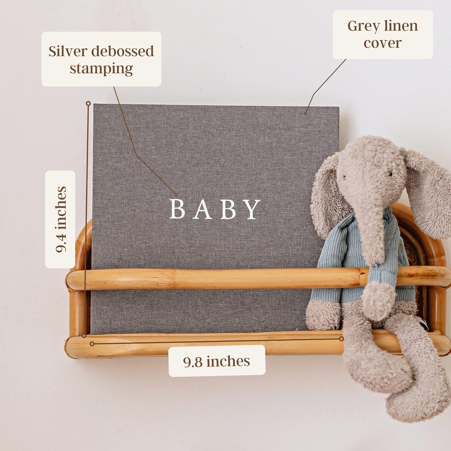 Peachly Baby Boy Memory Book Planes Trains First Year Keepsake