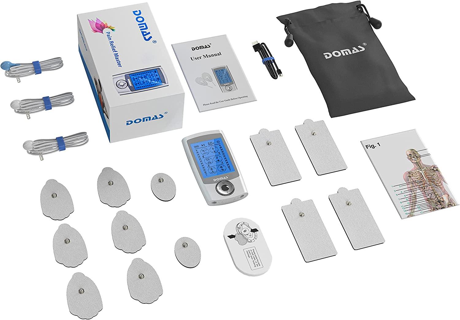 TENS EMS Unit Muscle Stimulator Therapy 24 Modes Electronic Pulse