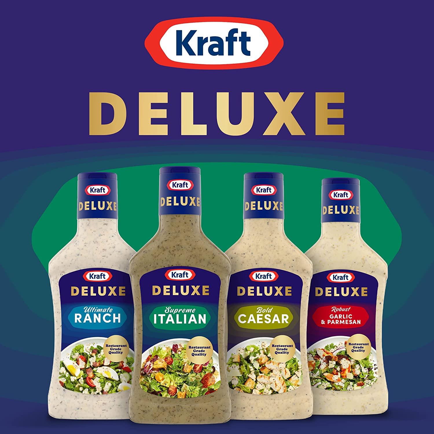 Kraft Deluxe Supreme Italian Salad Dressing (16 oz Bottle)