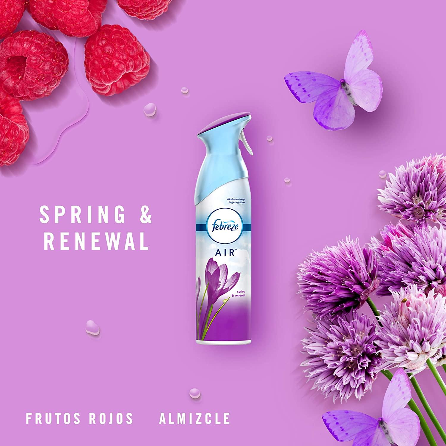 Febreze AIR Freshener Spray, Spring & Renewal Scent, 8.8 Oz