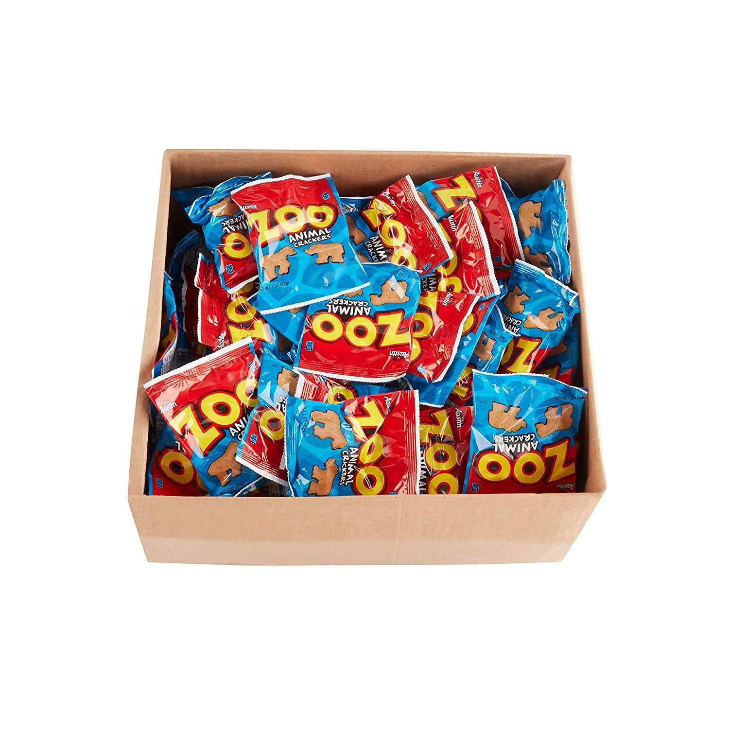 Kellogg's Austin Zoo Animal Crackers, 1 Ounce (Pack of 100)