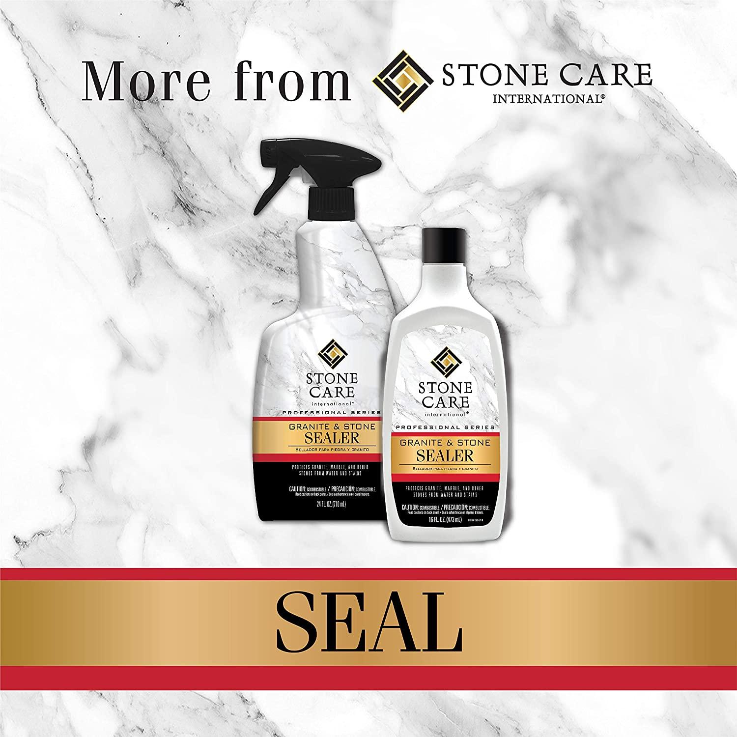 Stone Care International Granite Stone Cleaner and Polish Combo for