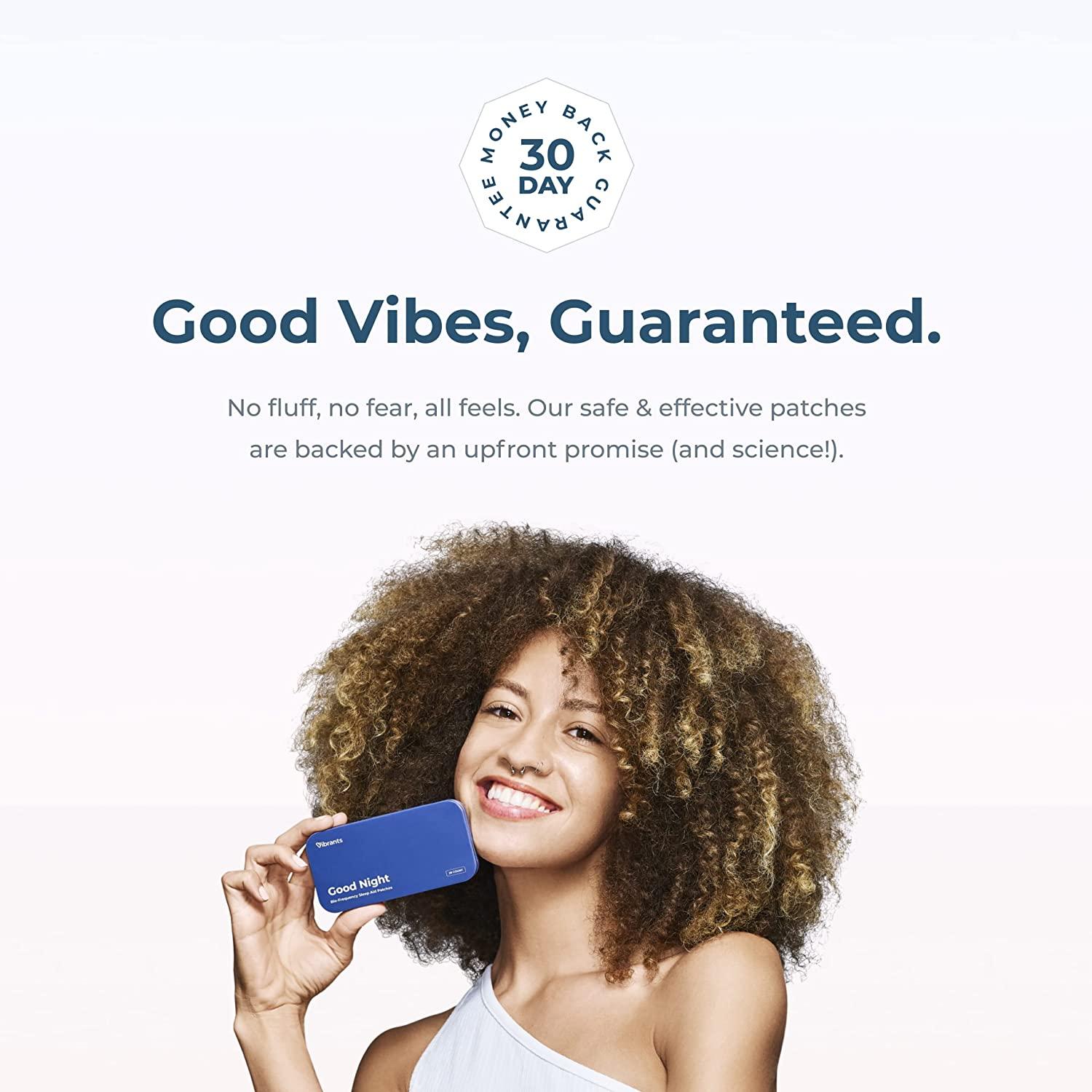 Vibrants Natural Sleep Aid Patches BioFrequency Sleep Aids for