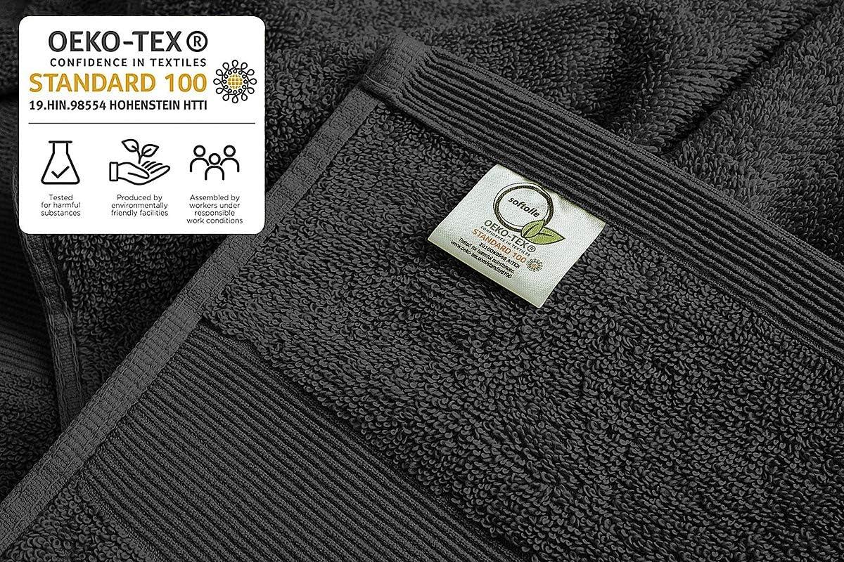 Softolle 100% cotton Luxury Bath Towels - 600 gSM cotton Towels for  Bathroom - Set of 4 Bath Towel - Eco-Friendly, Super Soft, H