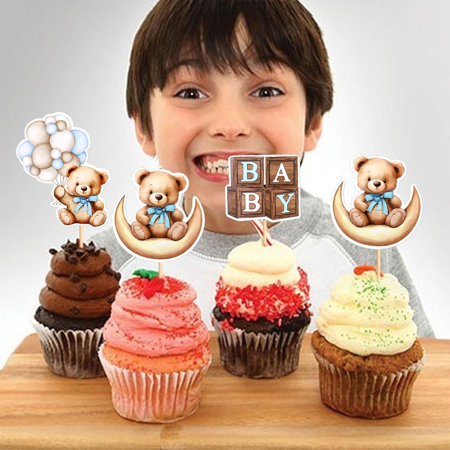 Gyufise, 28 decorazioni per cupcake a tema ginnastica con glitter
