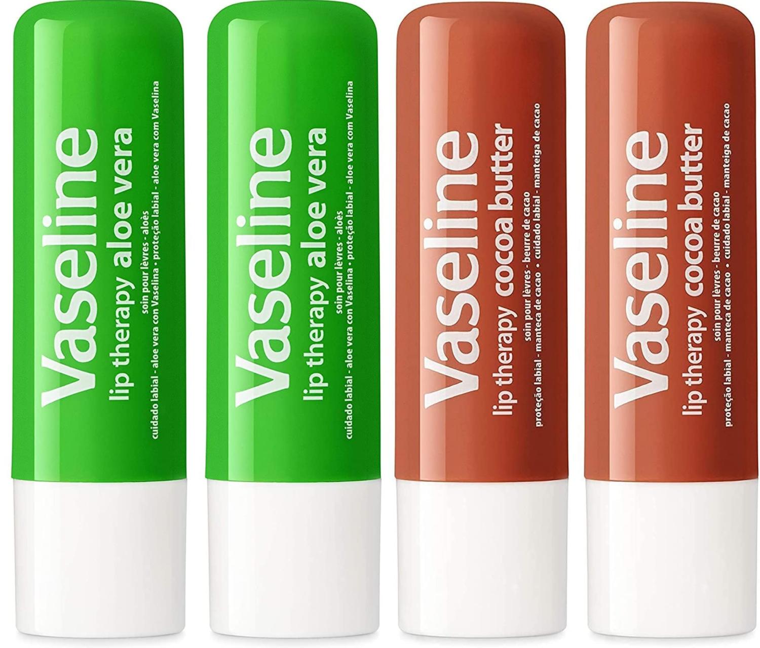 Vaseline Lip Therapy Stick Petroleum Jelly Lip Balm Bundle 2 Aloe vaseline-lip-therapy-stick-petroleum-jelly-lip-balm-bundle-2-aloe