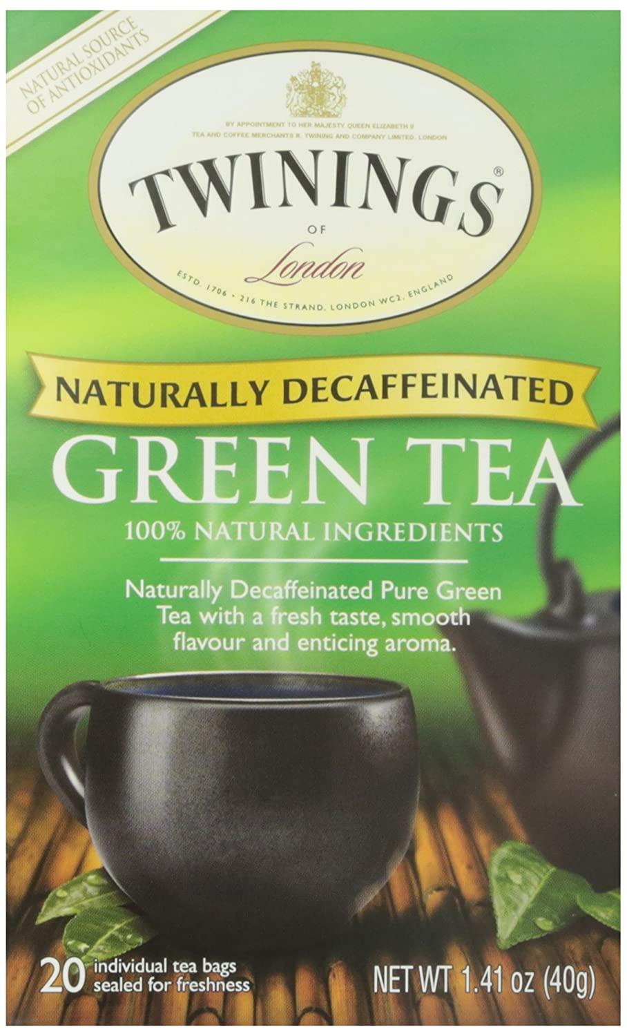Twinings Tea Green Tea, Decaf, 20 ct