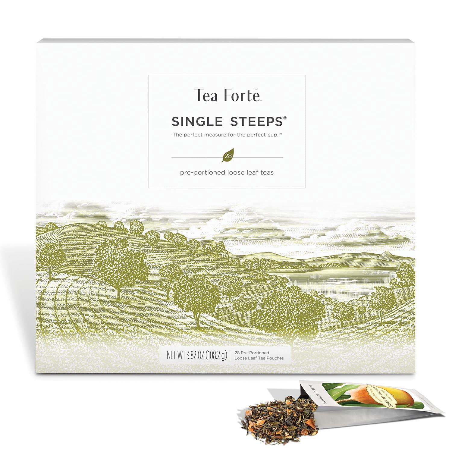 Tea Forte Assorted Tea Gift Set 28 Assorted Loose Leaf Teas Single