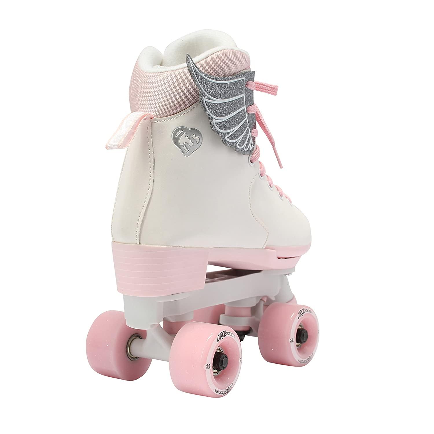 Circle Society Classic Pink Vanilla Roller Skates Adjustable Indoor
