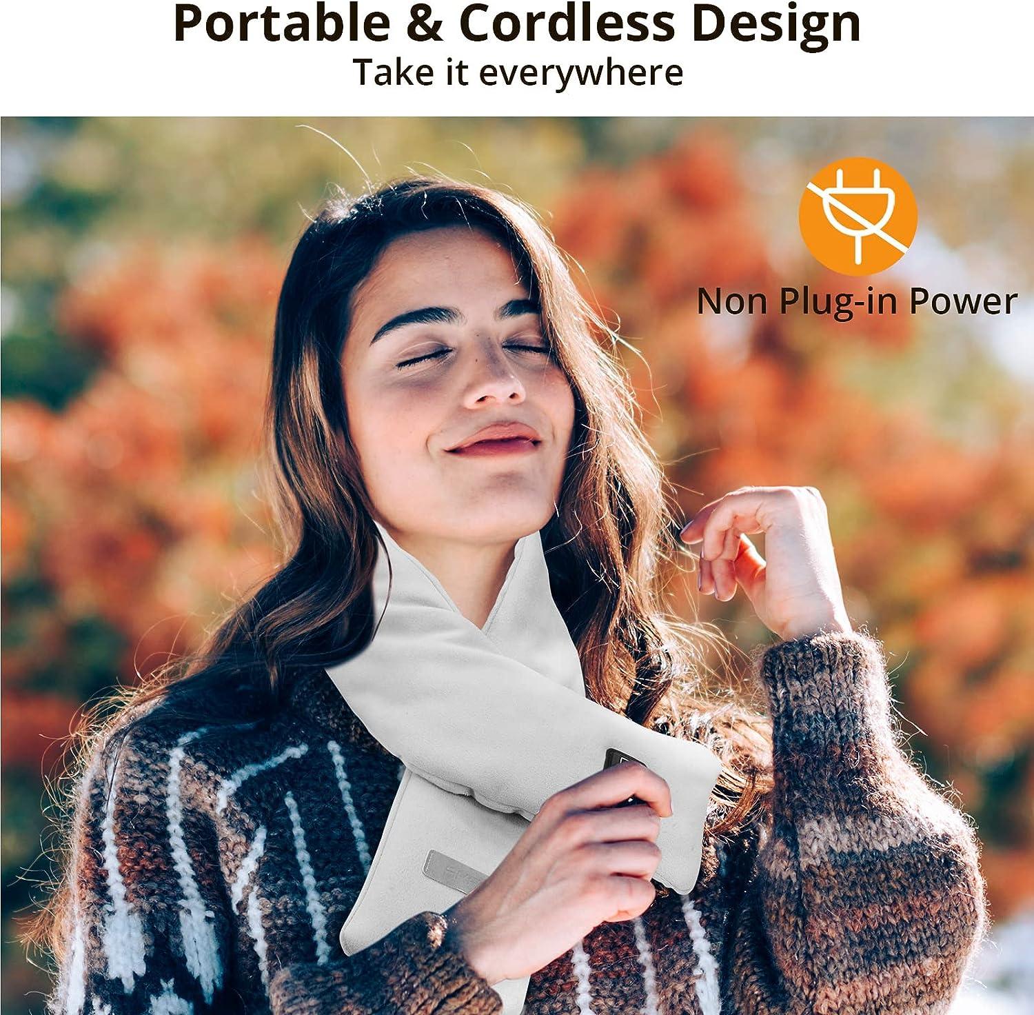 Neck Heating Pad AKASO Heated Neck Wrap for Neck Pain Relief Electric