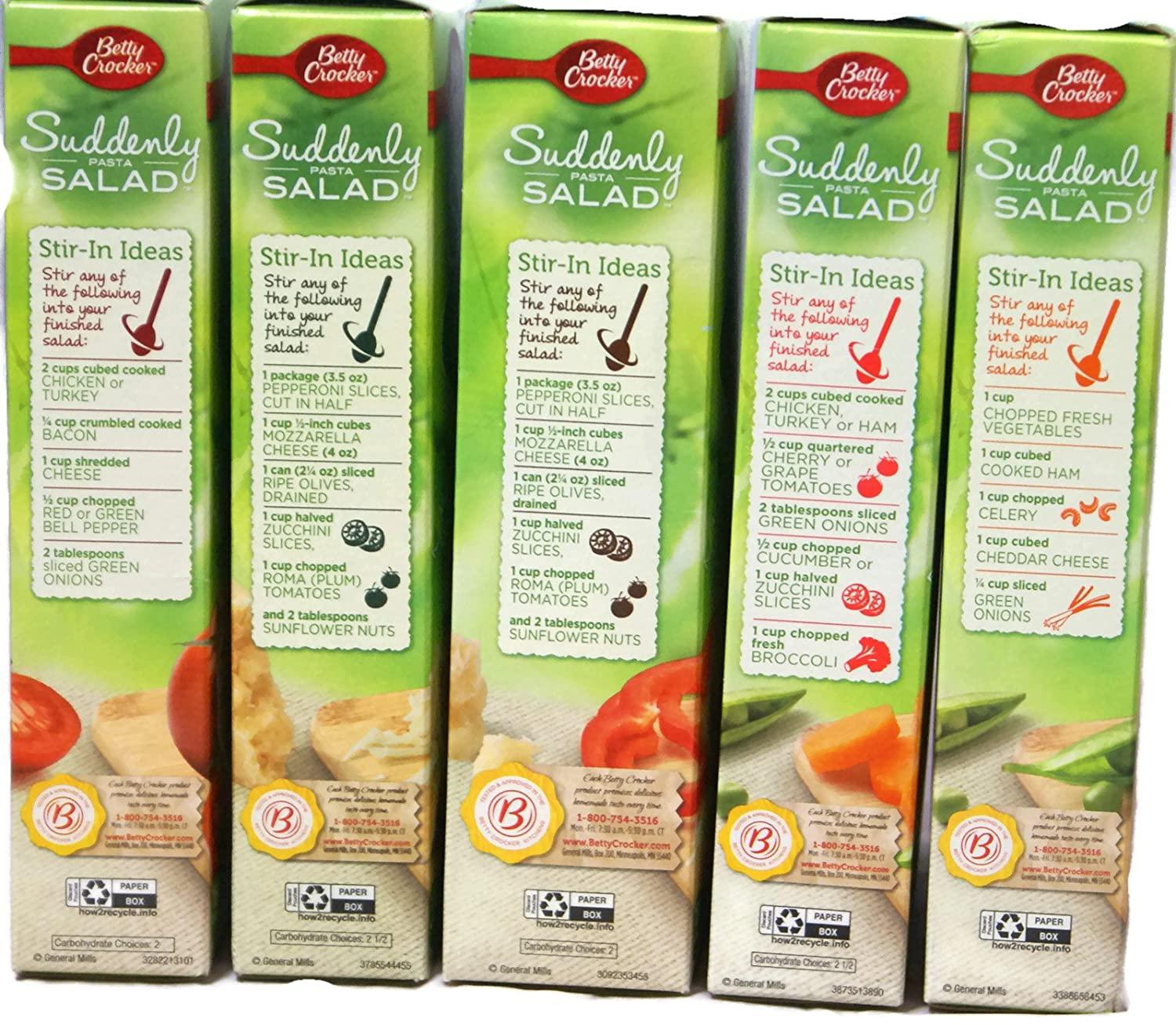 Variety Pack Betty Crocker Suddenly Pasta Salad BLT Creamy Parmesan