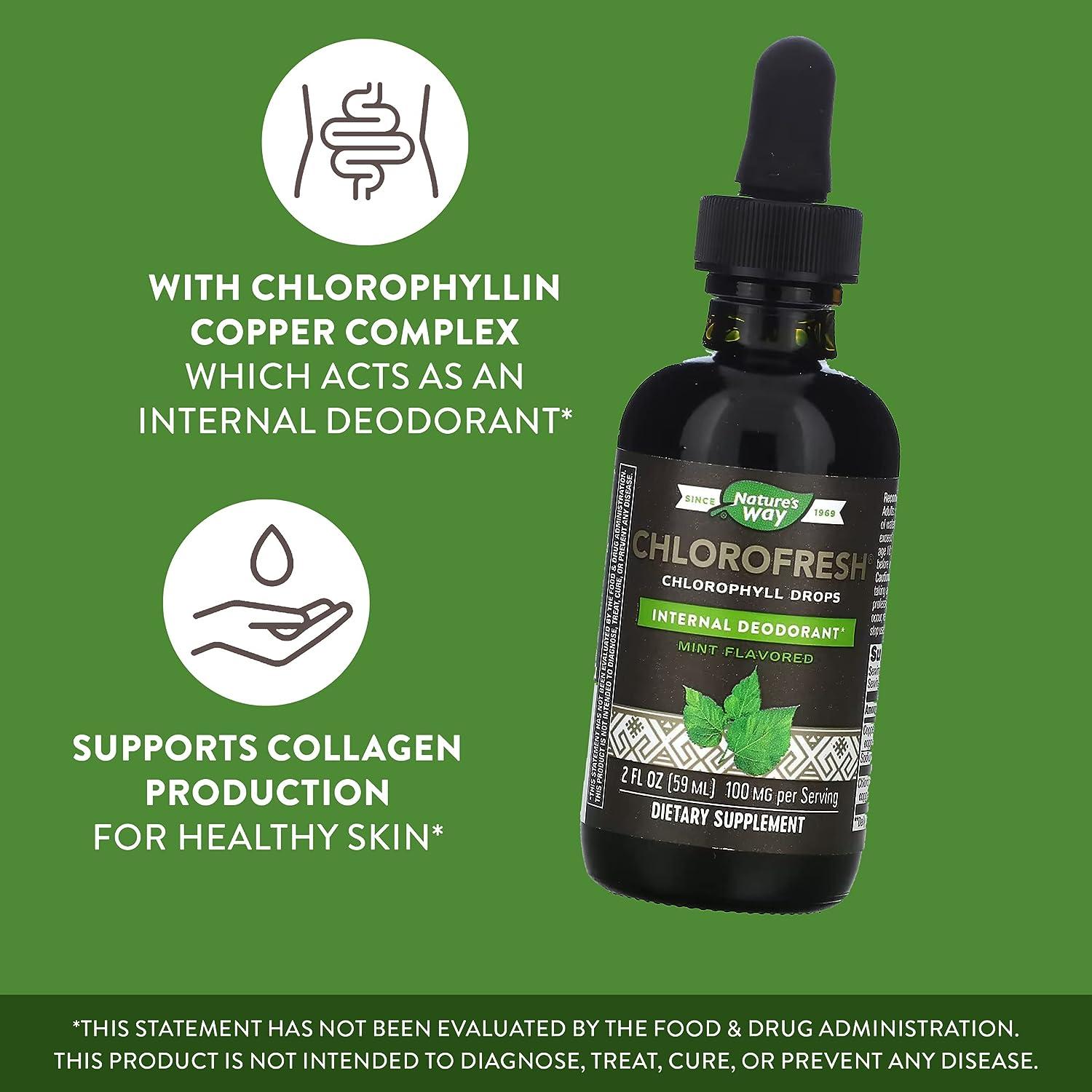Nature s Way Chlorofresh Chlorophyllin Drops Supports Detoxification