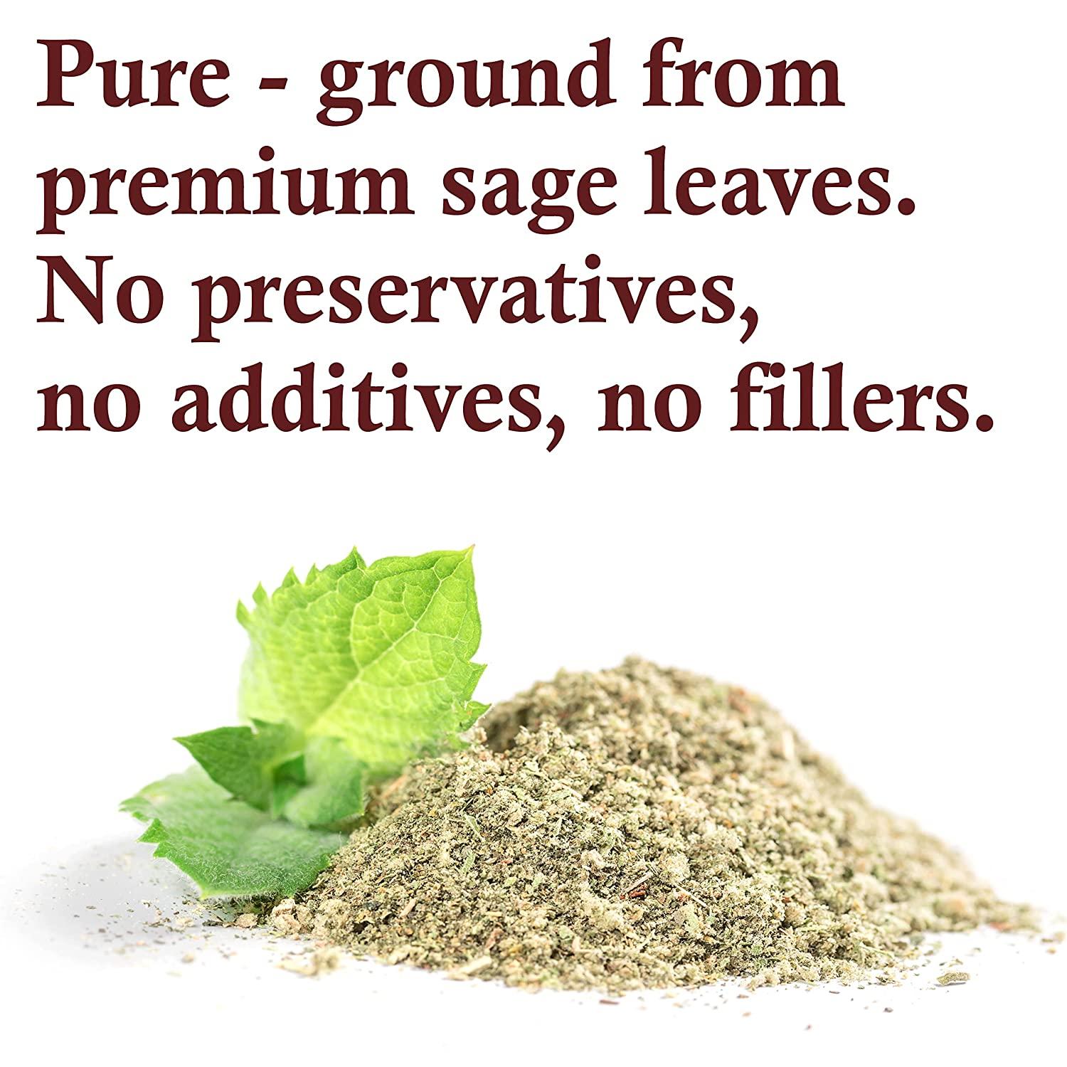 The Spice Way Sage Ground (4 oz) dried herb leaves powder