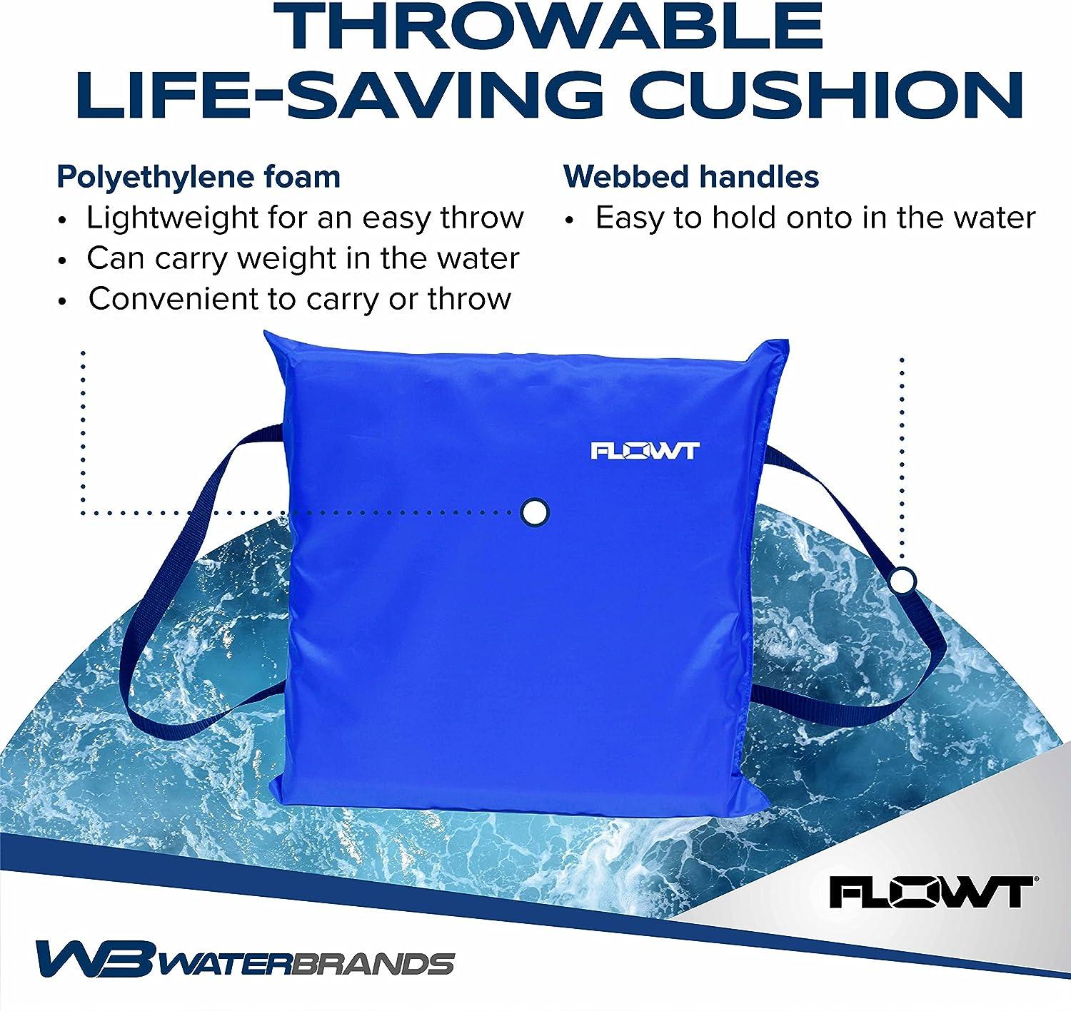 Flowt 40101 Type IV USCG Approved Throwable Floatation Foam Cushion
