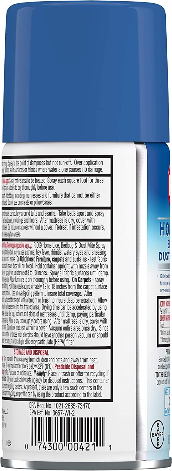 RID Home Lice Control Spray, 5Ounce (Pack of 2)