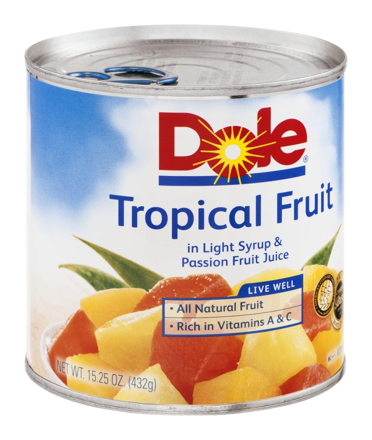 Dole Tropical Fruit in Light Syryp Passionfruit Juice